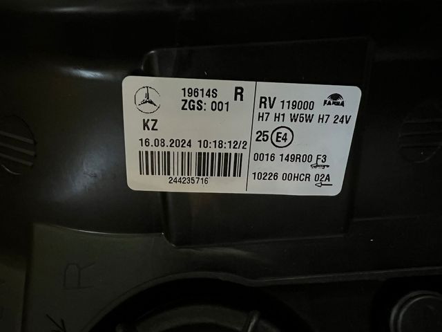 Faro Mercedes-Benz camión Atego