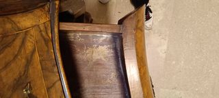 Cassettiera vintage legno