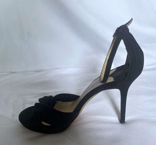 Sandalias Jimmy Choo ante negras, talla 36