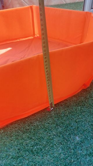 Piscina infantil plegable naranja