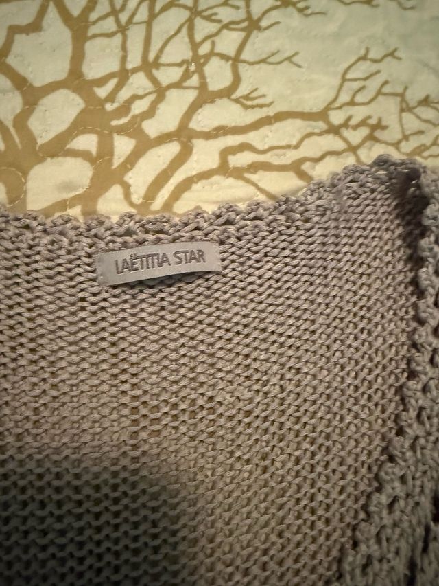 Maglione Laetitia grigio usato maniche corte