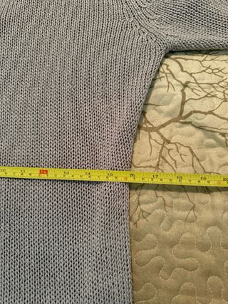 Maglione Laetitia grigio usato maniche corte