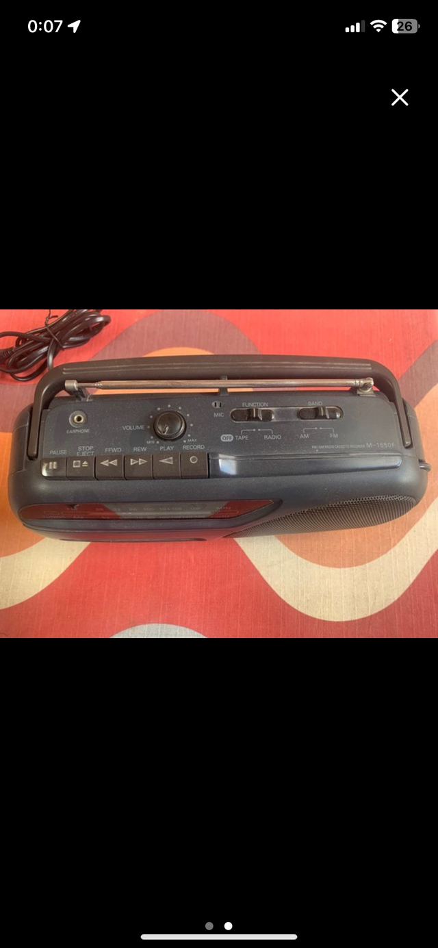 Radio Cassette Sanyo M-1850L