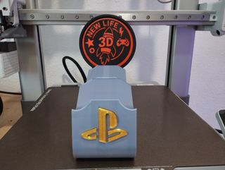 Soporte 3 mandos PS4 - Plateado y dorado