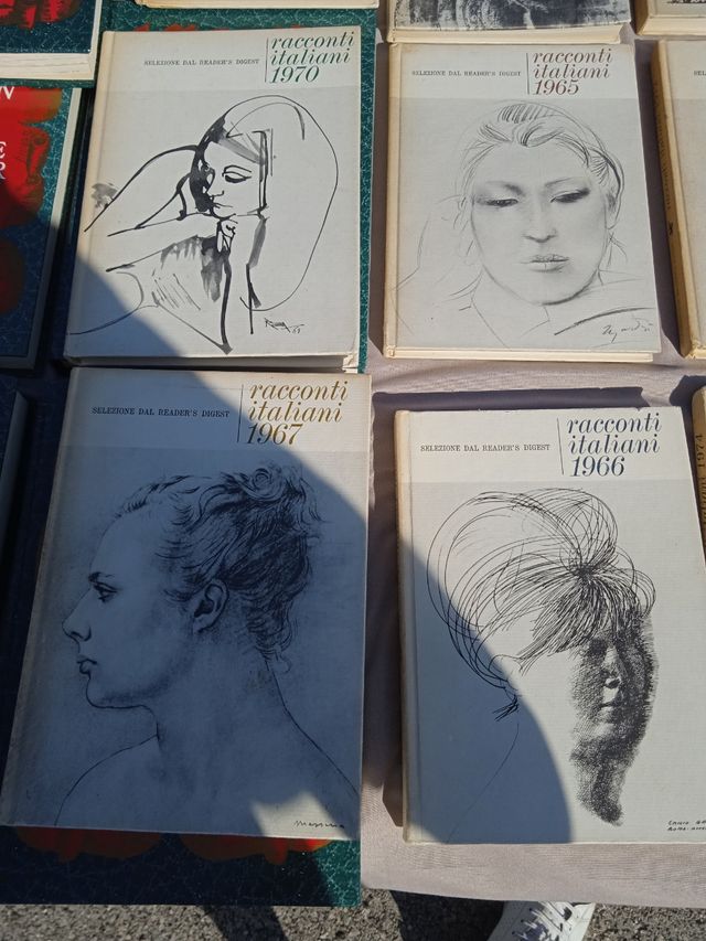 Lotto di 9 Libri - racconti italiani - Vintage