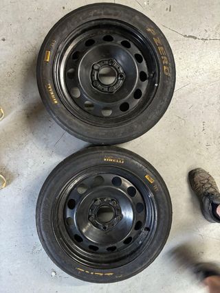 2 llantas chapa BMW ORIGINAL en 16" 
