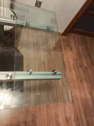 Mesa cristal extensible - Comedor