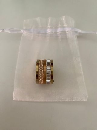 Anillo Michael Kors  Dorado y plateado