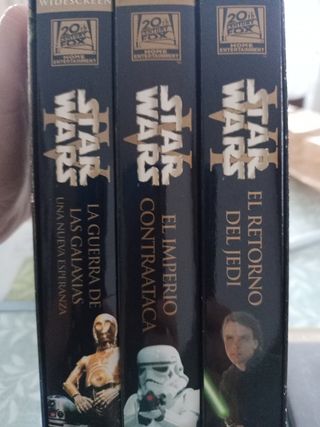 VHS Star Wars: Trilogía + Episodio II
