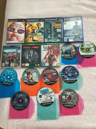 set videogiochi usati vari