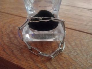 Bracciale in argento sterling per donna/bambini, a maglie.