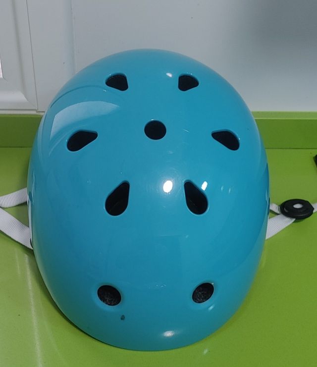 Casco bici niño Oxelo azul
