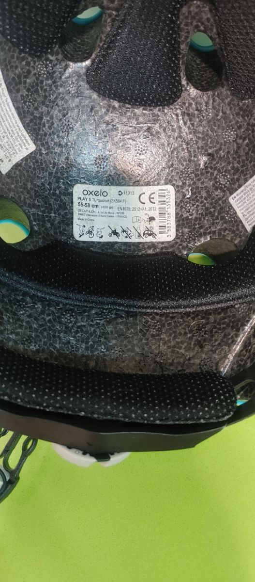 Casco bici niño Oxelo azul