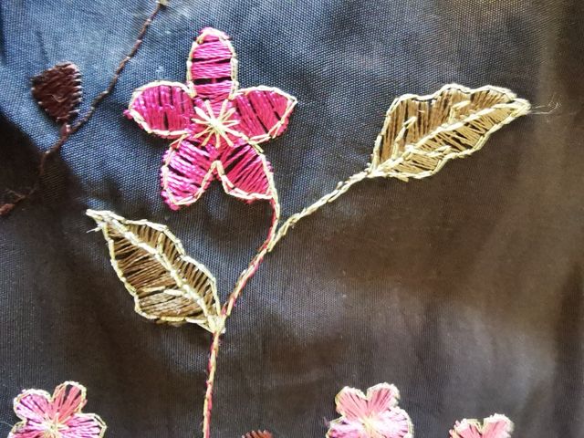 Conjunto falda y blusa ceremonia marrón