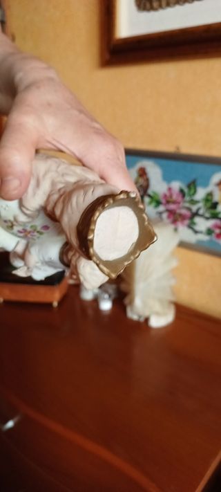 Statua Madonna c/Bambino Porcellana