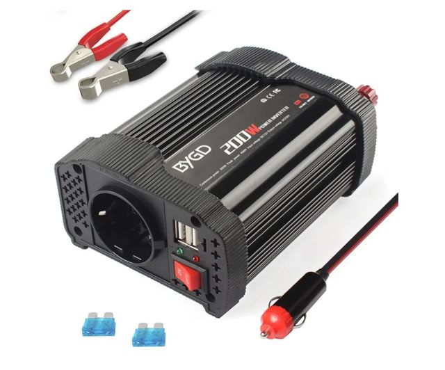 Inversor de corriente de 12v a 220v nuevo envío.