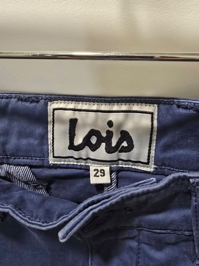 Lois - Pantalón Chino Azul