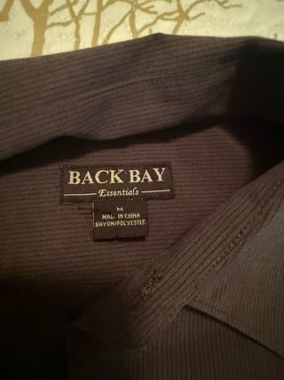 Camicia Back Bay Uomo Tg.M Marrone Usato