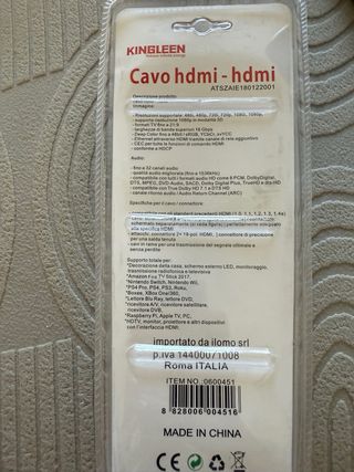 Cable HDMI KINGIEX 5m