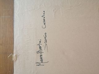 Quadro olio su legno - paesaggio toscano