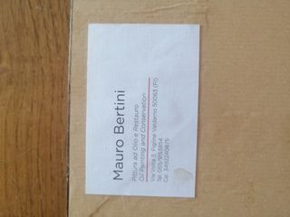 Quadro olio su legno - paesaggio toscano