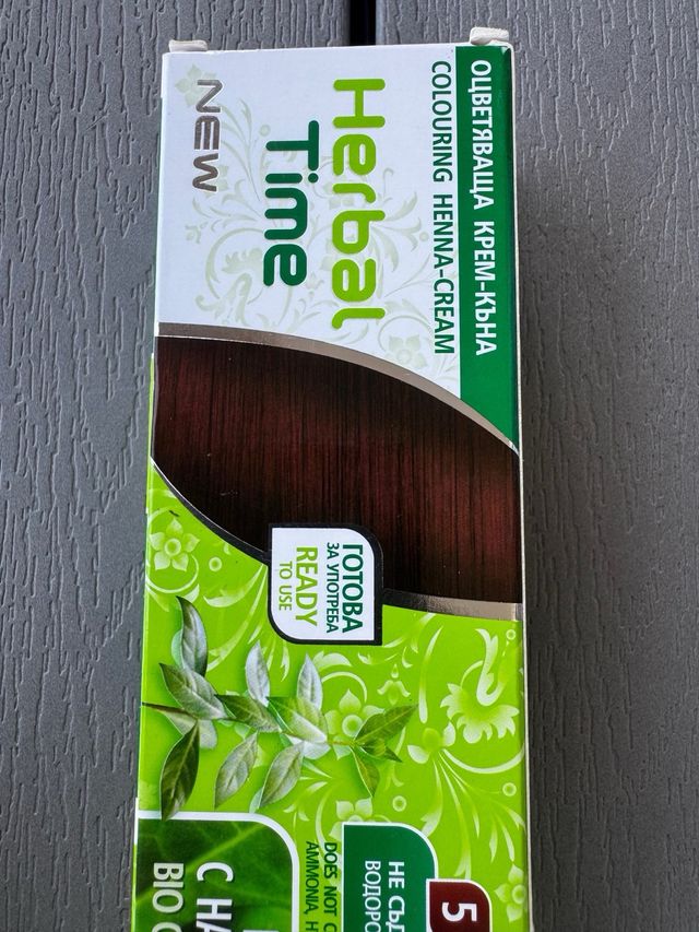 henné in crema castano chiaro nuovo