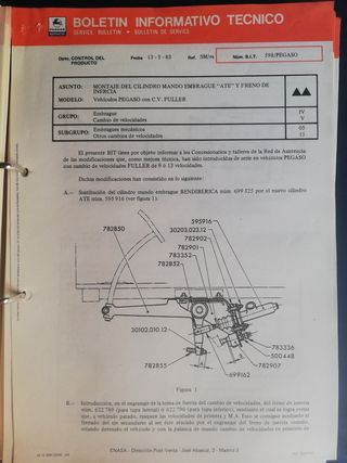 Manual Pegaso ZF FULLER