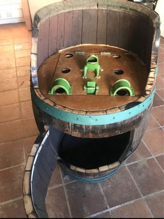 Juego Rana - Barril antiguo