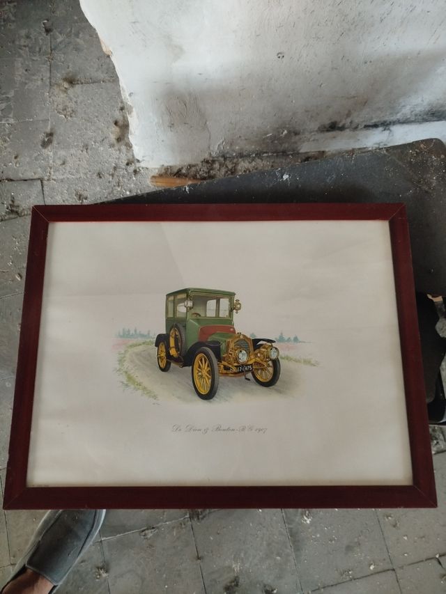 LÁMINAS coches antiguos (2 uds.)