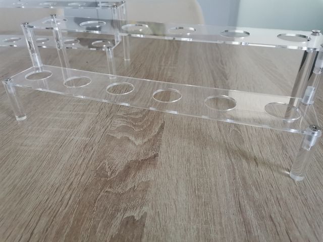 Soporte acrílico para postres - 2 uds.