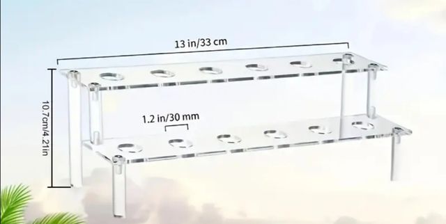 Soporte acrílico para postres - 2 uds.