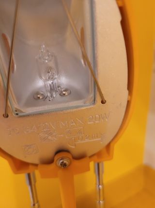 Flexo Carrera vintage amarillo