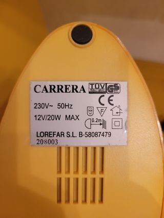 Flexo Carrera vintage amarillo