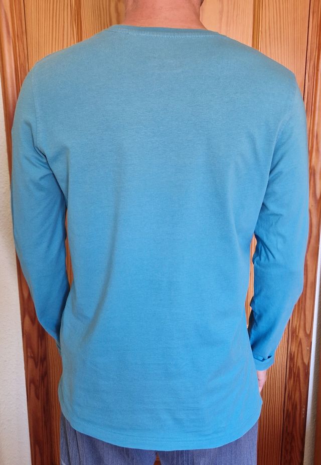 Sudadera turquesa talla XS. Marca C&A