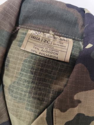 Uniforme camuflaje M