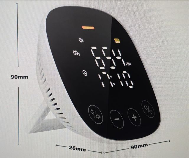 Monitor CO2, Temperatura y Humedad