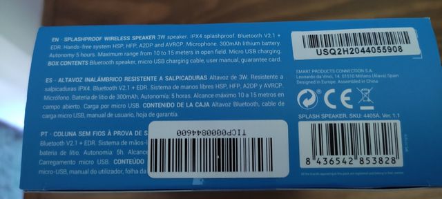 Altavoz SPC Bluetooth - Azul