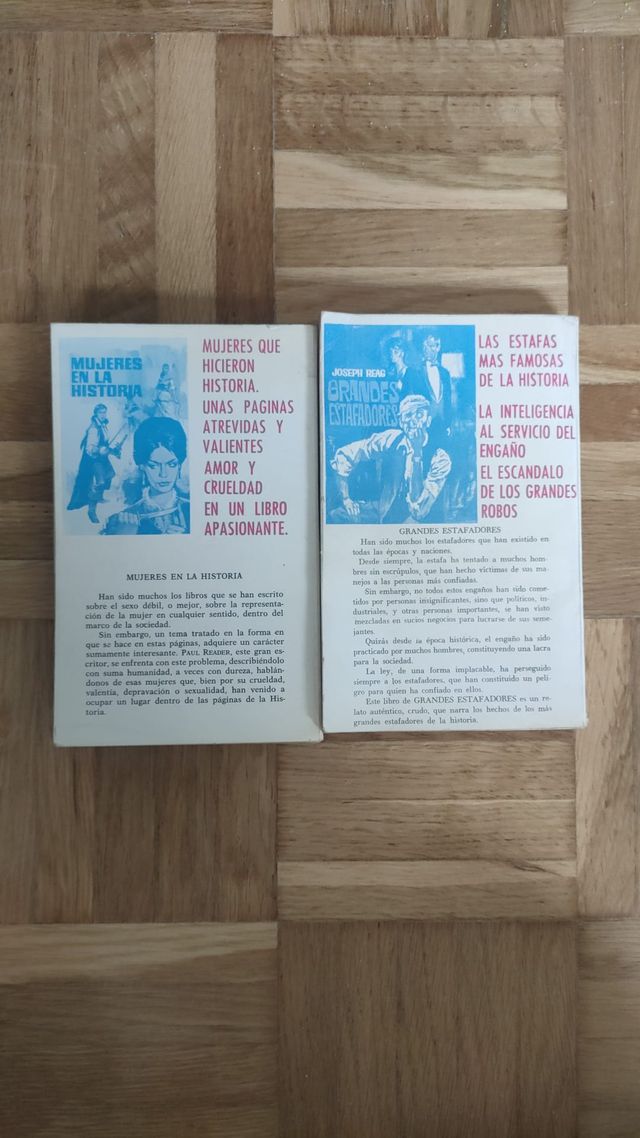 2 libros antiguos Joseph Reag - Crimen e historias