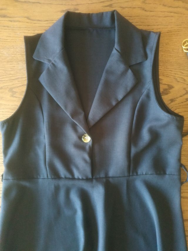 Abito nero anni '90 lungo