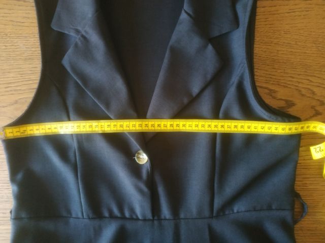 Abito nero anni '90 lungo