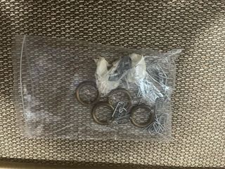 Barra Cortina Latón 160cm - Apliques