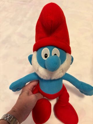 Peluche grande puffo nuovo
