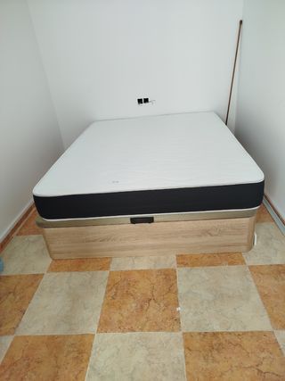 Canapé cama madera marrón