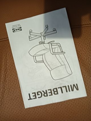 Silla oficina IKEA MILLBERGET marrón