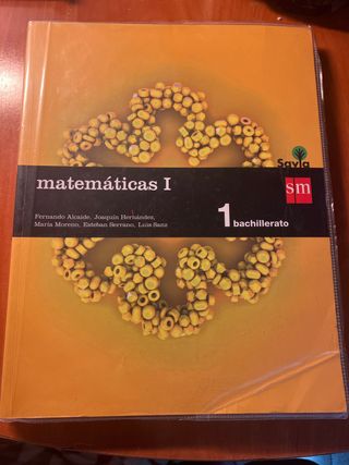 Matemáticas I. 1 Bachillerato. Savia