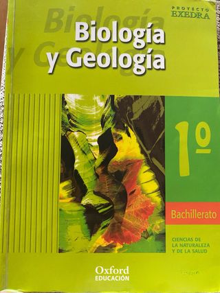 Biología y Geología 1.º Bachillerato Exedra Lib...