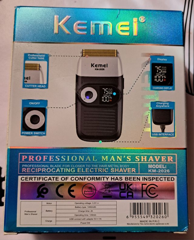 Afeitadora de hombre