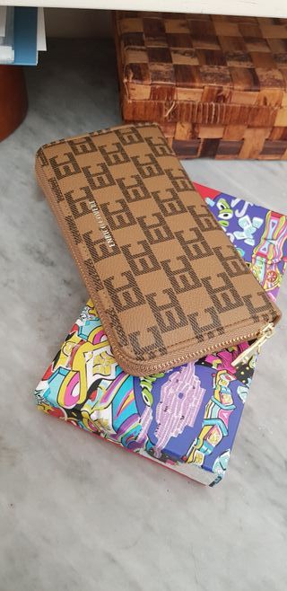 Portafoglio Enrico Coveri beige/marrone