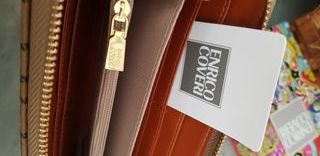 Portafoglio Enrico Coveri beige/marrone