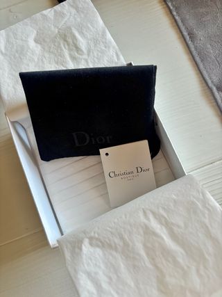 Porta carte di credito Dior Nero